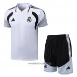 Conjunto Polo Real Madrid 2026-2027 White