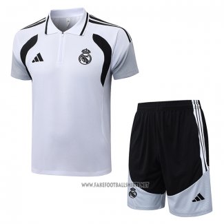 Conjunto Polo Real Madrid 2026-2027 White