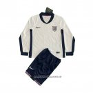 England Home Shirt Kid Long Sleeve 2024