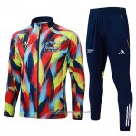 Jacket Tracksuit Arsenal Kid 2025-2026 Red Blue Yellow