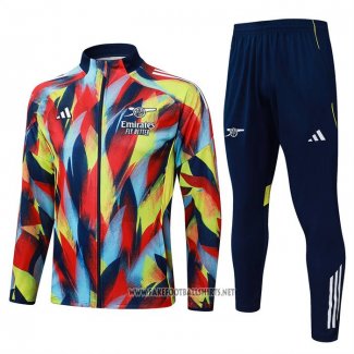 Jacket Tracksuit Arsenal Kid 2025-2026 Red Blue Yellow