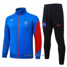 Jacket Tracksuit Barcelona Kid 2025-2026 Blue Red