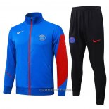 Jacket Tracksuit Barcelona Kid 2025-2026 Blue Red
