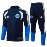 Jacket Tracksuit Cruzeiro Kid 2025-2026 Blue