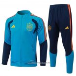 Jacket Tracksuit Spain Kid 2026-2027 Blue