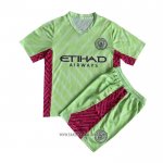 Manchester City Goalkeeper Shirt Kid 2023-2024 Green