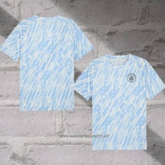 Manchester City Shirt Pre-Match 2025-2026 Blue
