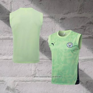 Manchester City Training Shirt Without Sleeves 2025-2026 Green