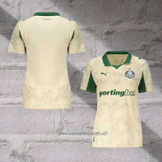 Palmeiras Away Shirt Women 2025 Yellow
