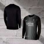 Paris Saint-Germain Home Goalkeeper Shirt Long Sleeve 2025-2026 Black