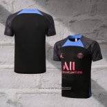 Paris Saint-Germain Jordan Training Shirt 2022-2023 Black and Blue