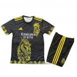 Real Madrid Dragon Shirt Kid 2025-2026 Black