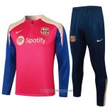 Sweatshirt Tracksuit Barcelona 2024-2025 Red