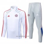 Sweatshirt Tracksuit Bayern Munich Kid 2025-2026 White Red
