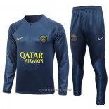 Sweatshirt Tracksuit Paris Saint-Germain 2023-2024 Blue