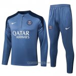 Sweatshirt Tracksuit Paris Saint-Germain Kid 2025-2026 Grey