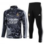 Sweatshirt Tracksuit Real Madrid Kid 2023-2024 Black