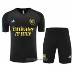 Tracksuit Arsenal Short Sleeve 2023-2024 Black - Shorts