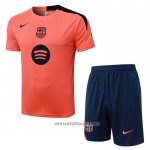 Tracksuit Barcelona Short Sleeve 2025-2026 Orange - Shorts
