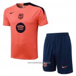 Tracksuit Barcelona Short Sleeve 2025-2026 Orange - Shorts