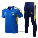 Tracksuit Juventus Short Sleeve 2022-2023 Blue