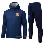 Windbreaker Tracksuit Olympique Marseille 2025-2026 Blue