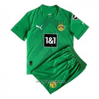 Borussia Dortmund Goalkeeper Shirt Kid 2022-2023 Green