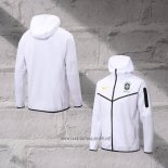 Chaqueta con Capucha del Brazil 2022-2023 White