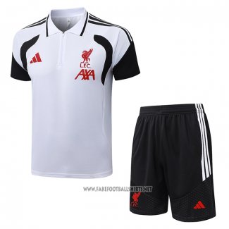Conjunto Polo Liverpool 2026-2027 White