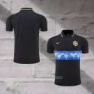 Inter Milan Shirt Polo 2022-2023 Black and Blue