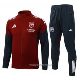 Jacket Tracksuit Arsenal Kid 2025-2026 Red Black