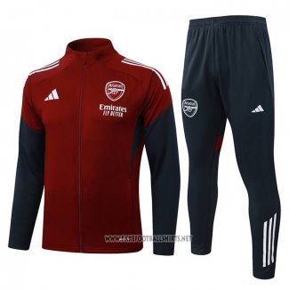 Jacket Tracksuit Arsenal Kid 2025-2026 Red Black