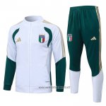 Jacket Tracksuit Italy Kid 2026-2027 White