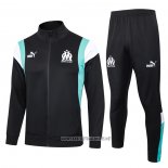 Jacket Tracksuit Olympique Marseille 2023-2024 Black