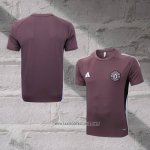 Manchester United Training Shirt 2025-2026 Brown