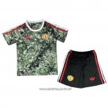 Manchester United X Stone Roses Shirt Kid 2024-2025