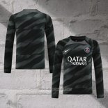 Paris Saint-Germain Goalkeeper Shirt Long Sleeve 2023-2024 Black