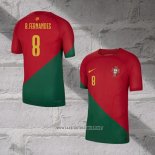 Portugal Player B.Fernandes Home Shirt 2022