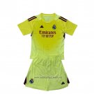 Real Madrid Goalkeeper Shirt Kid 2025-2026 Yellow