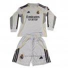 Real Madrid Home Shirt Kid Long Sleeve 2025-2026