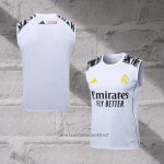 Real Madrid Training Shirt Without Sleeves 2025-2026 White