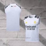 Real Madrid Training Shirt Without Sleeves 2025-2026 White