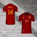 Spain Player Balde Home Shirt 2022