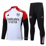 Sweatshirt Tracksuit Arsenal Kid 2025-2026 White