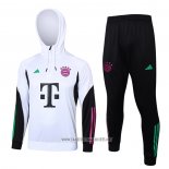 Sweatshirt Tracksuit Bayern Munich Kid 2023-2024 White