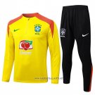 Sweatshirt Tracksuit Brazil 2025-2026 Yellow