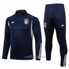 Sweatshirt Tracksuit Italy Kid 2023-2024 Blue