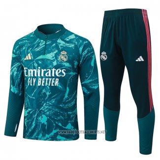 Sweatshirt Tracksuit Real Madrid Kid 2026-2027 Green