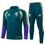 Sweatshirt Tracksuit Saudi Arabia Kid 2025-2026 Green