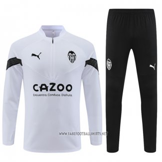 Sweatshirt Tracksuit Valencia 2022-2023 White